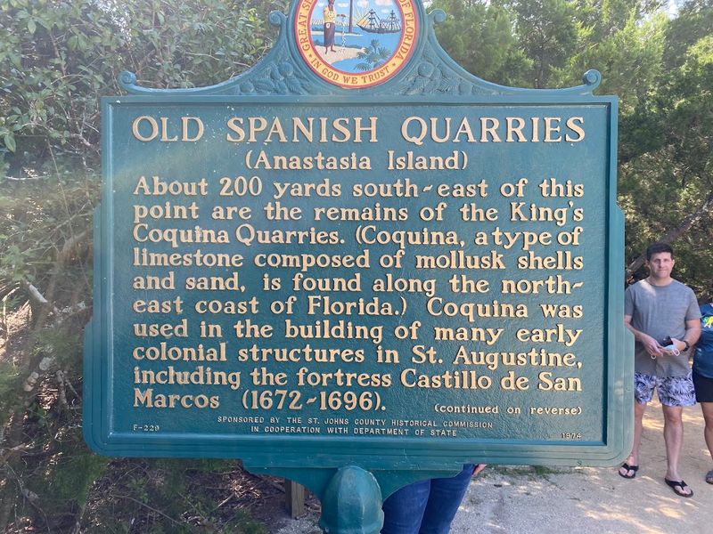 The Historic Coquina Quarry