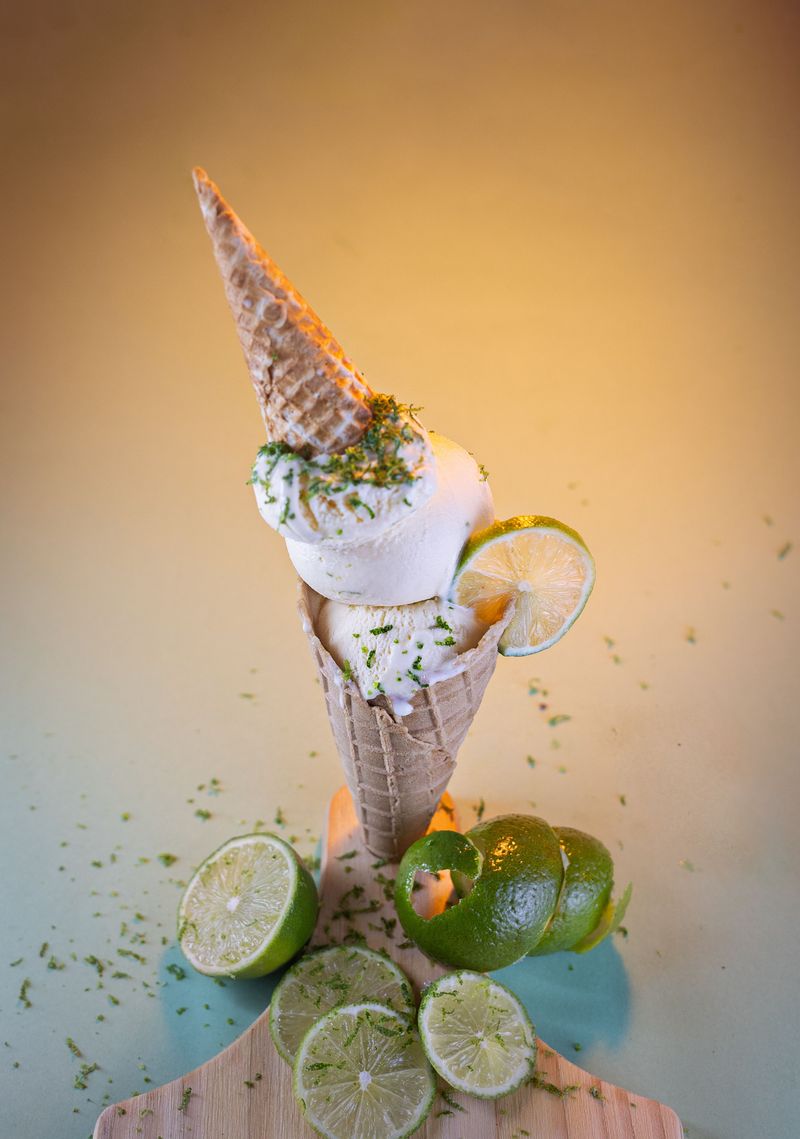 Frozen Key Lime Pie Ice Cream