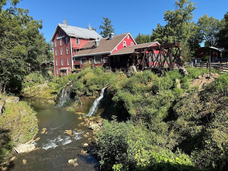 Great Council State Park Waterfall And Clifton Mill