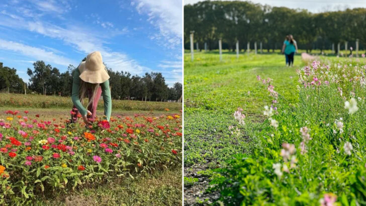 Locals Love This U-Pick Flower Experience That Makes Spring Feel Magical in Florida