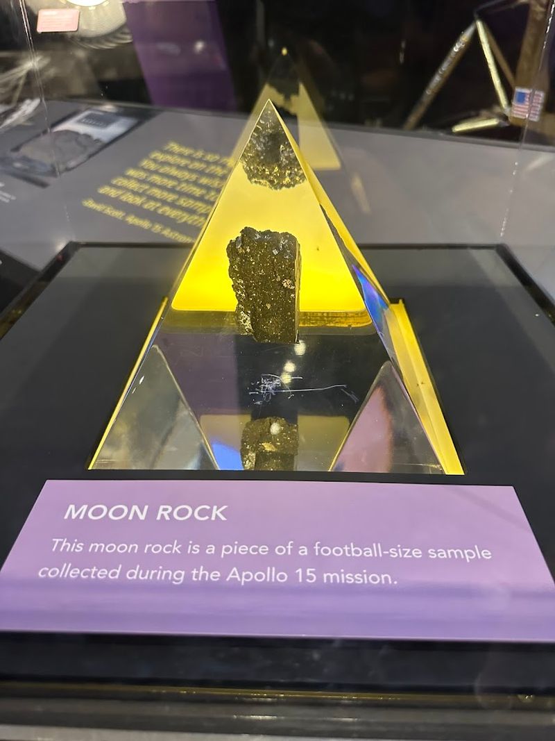 Moon Rock and Lunar Sample Display