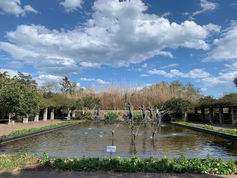 The Stunning Fountain of the Muses Garden