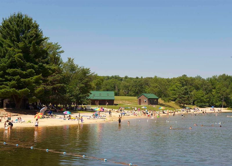 Hickory Run State Park - Sand Spring Lake Beach