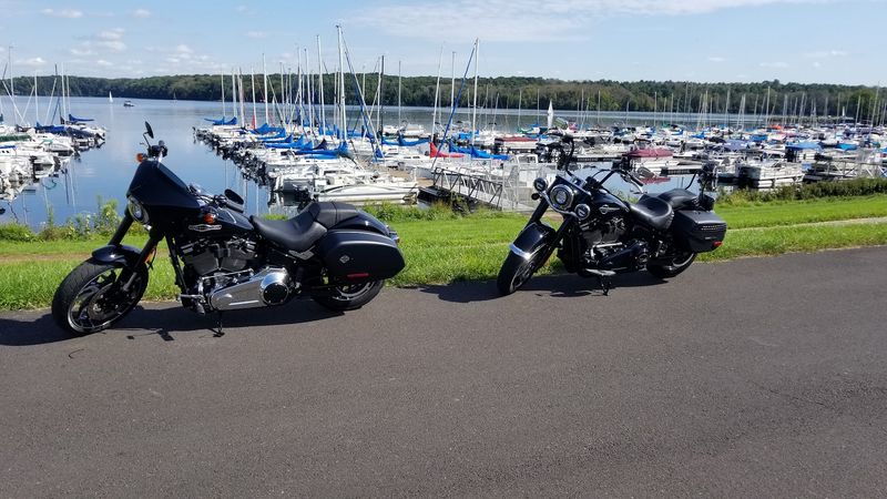 The Marina Creates a Relaxed Lakeside Atmosphere