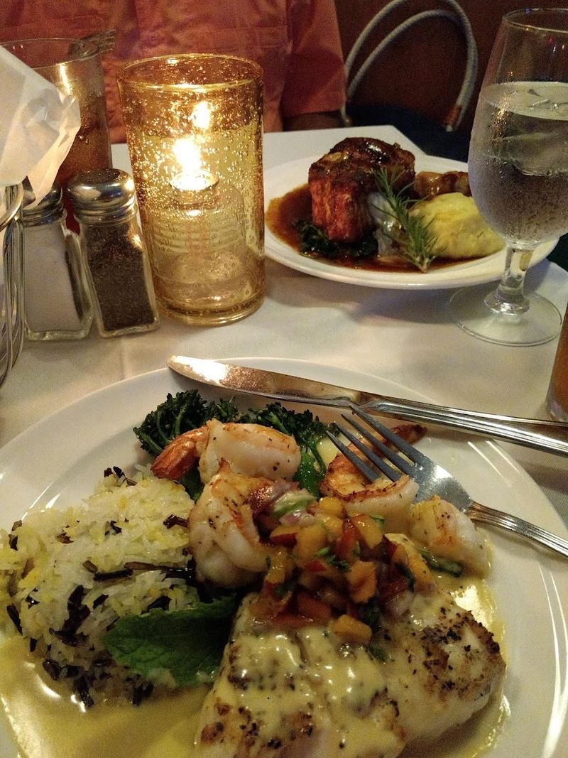 Dinner Here Has Its Own Current