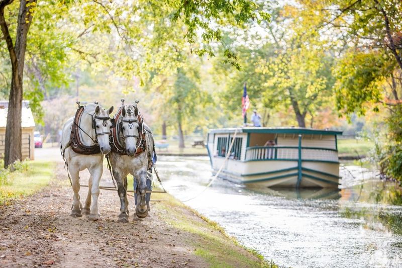 Ride a Historic Canal Boat Pulled by Draft Horses