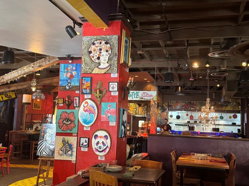 Where Dinner Meets A Working Art Gallery