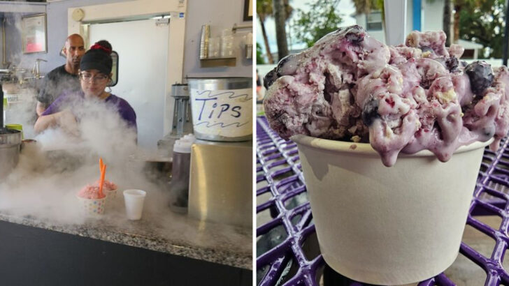 The Famous Ice Cream Spot in Florida Where Every Flavor Is Made Fresh on the Spot