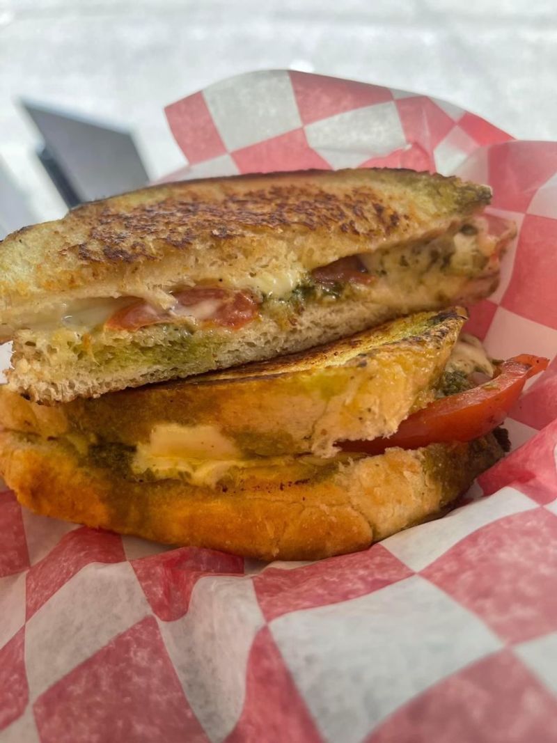 The Sicilian Pizza-Style Grilled Cheese