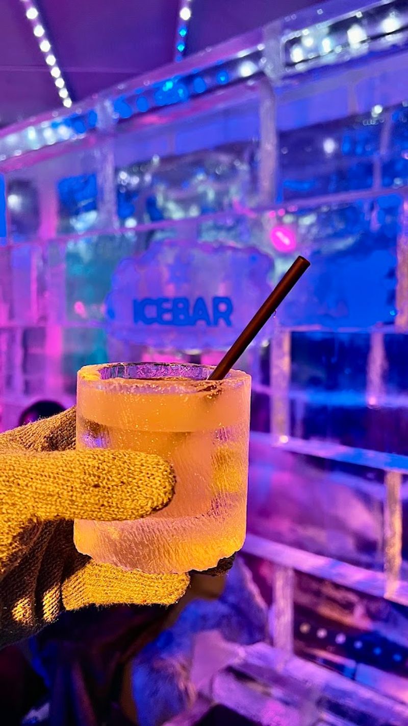 Signature Cocktails Served in Actual Ice Glasses