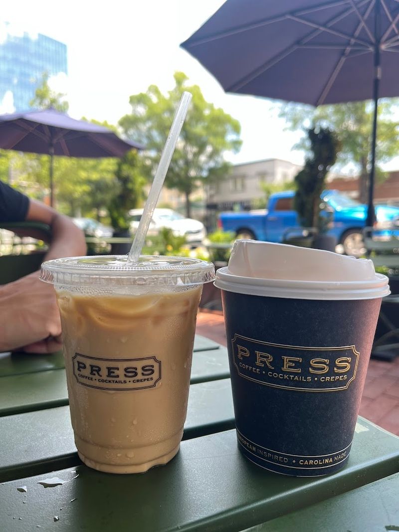 PRESS Coffee Crêpes Cocktails – Raleigh