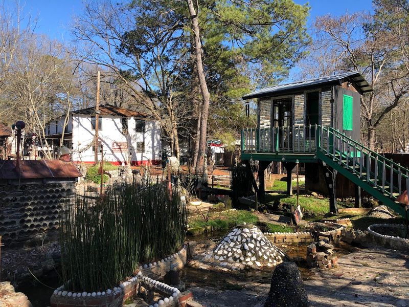 A Garden Built from Recycled Treasures