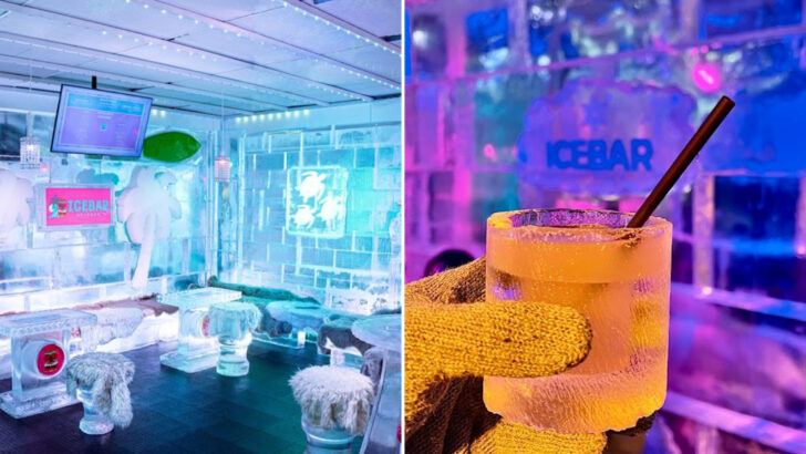 This 22-Degree Florida Ice Lounge Feels Like Walking Into Another World