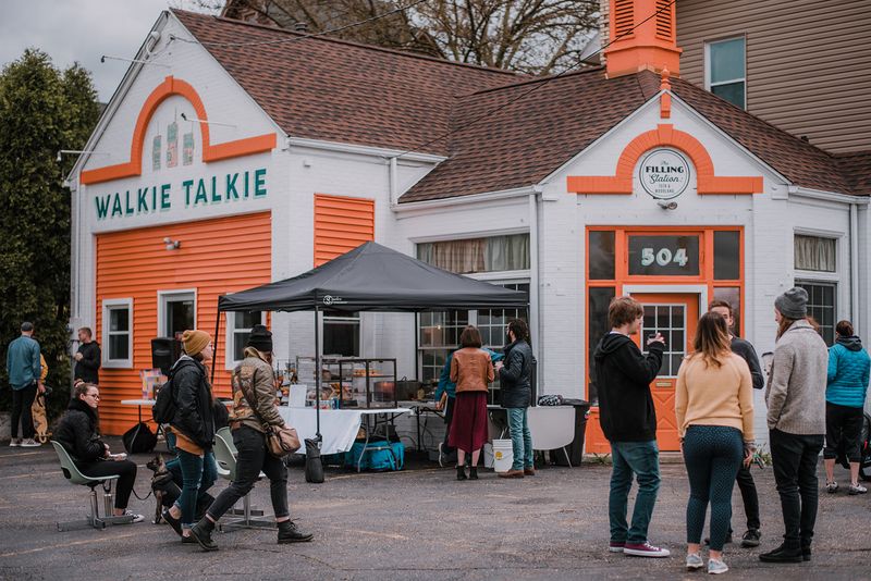A Former Filling Station Transformed Into Coffee Paradise