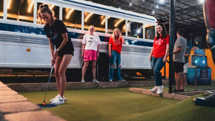 This North Carolina Entertainment Center Turns Mini Golf, Go-Karts, And Arcade Games Into One Wild Family Night