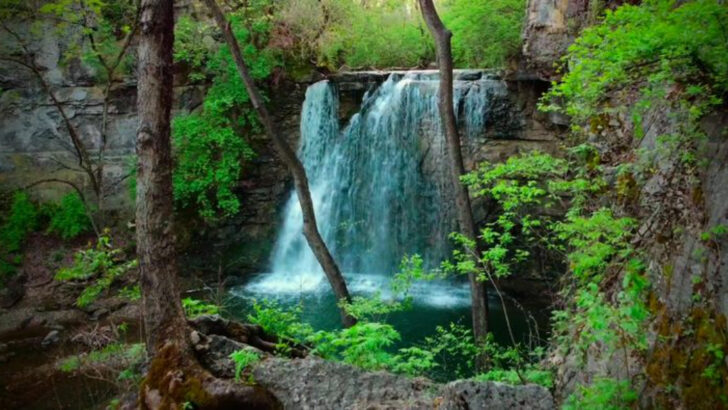 This Ohio Park Hides a 35-Foot Waterfall Just Minutes From Busy Columbus Streets
