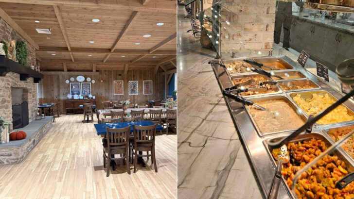 This Rustic Pennsylvania Dining Room Turns A Simple Meal Into A Cozy Country Getaway