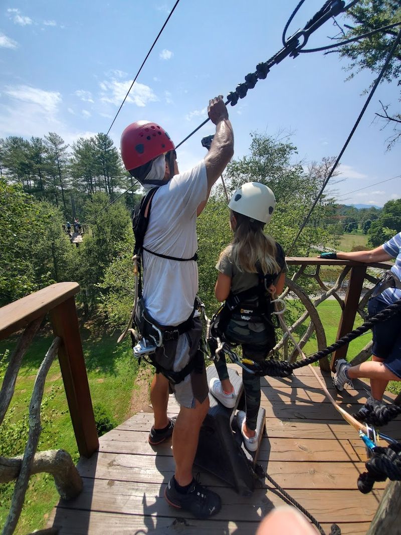 Build Confidence on a Family Zipline Course in Morganton