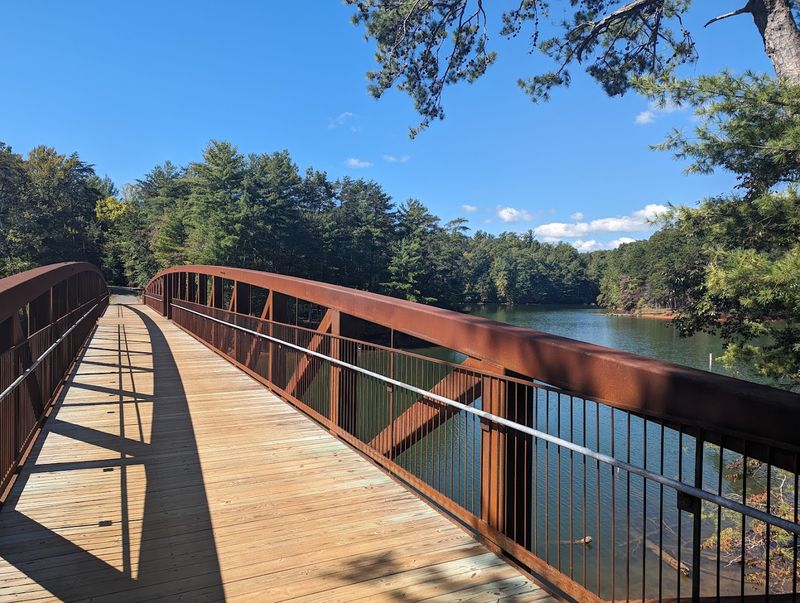 Scenic Bridge and Paved Pathways