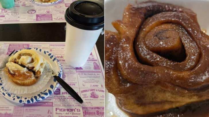 Travelers Can&rsquo;t Stop Talking About The Giant Cinnamon Rolls At These Pennsylvania Caf&eacute;s