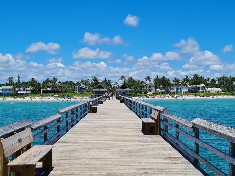 Naples Pier Beachwalk Area