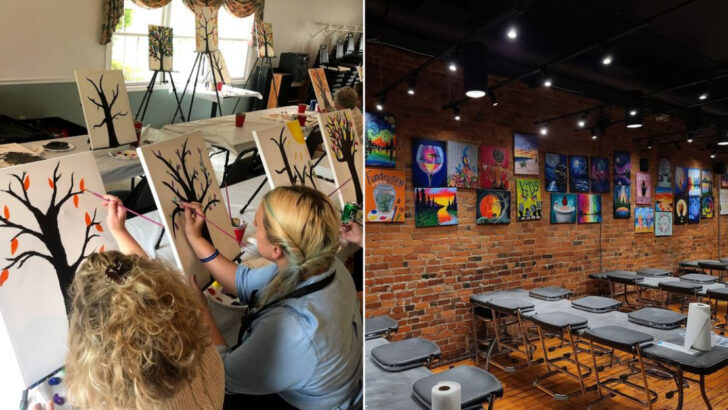 Watercolors, Wine, and Easygoing Vibes Fill These 12 Ohio Painting Workshops