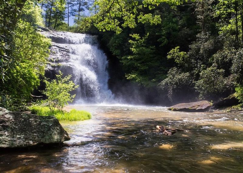 Waterfalls Drive through Brevard and DuPont State Forest, Brevard, Transylvania County