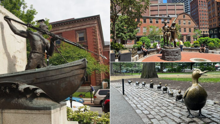 11 Massachusetts Sculptures That Turn Public Spaces Into Outdoor Art Galleries
