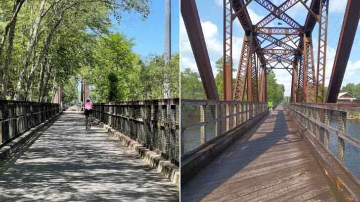 A 32-Mile Bike Trail in Florida Follows an Old Railroad Through Four Small Towns
