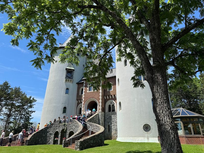 A Castle Rising from the Tennessee Countryside