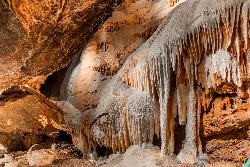 The weirdly beautiful formations steal the show