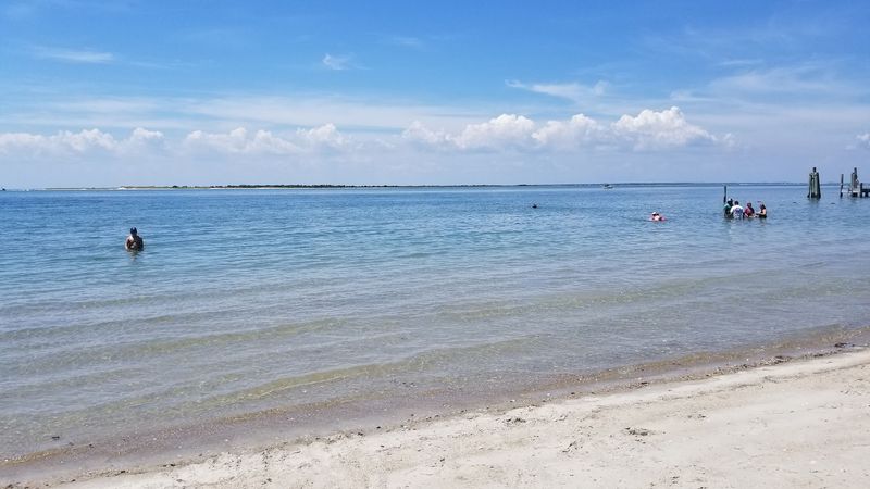 Swimming and Fishing in Crystal-Clear Waters