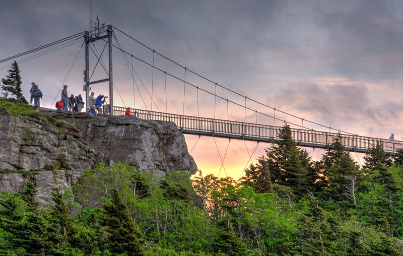 Grandfather Mountain Swinging Bridge Area