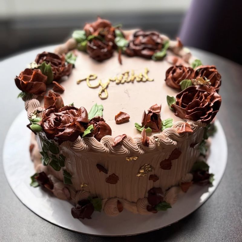Chocolate Cake with Chocolate Icing – Groovy Duck Bakery, Raleigh