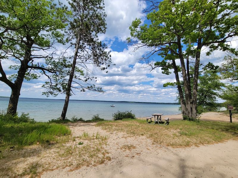 A Full Mile of Sandy Shoreline