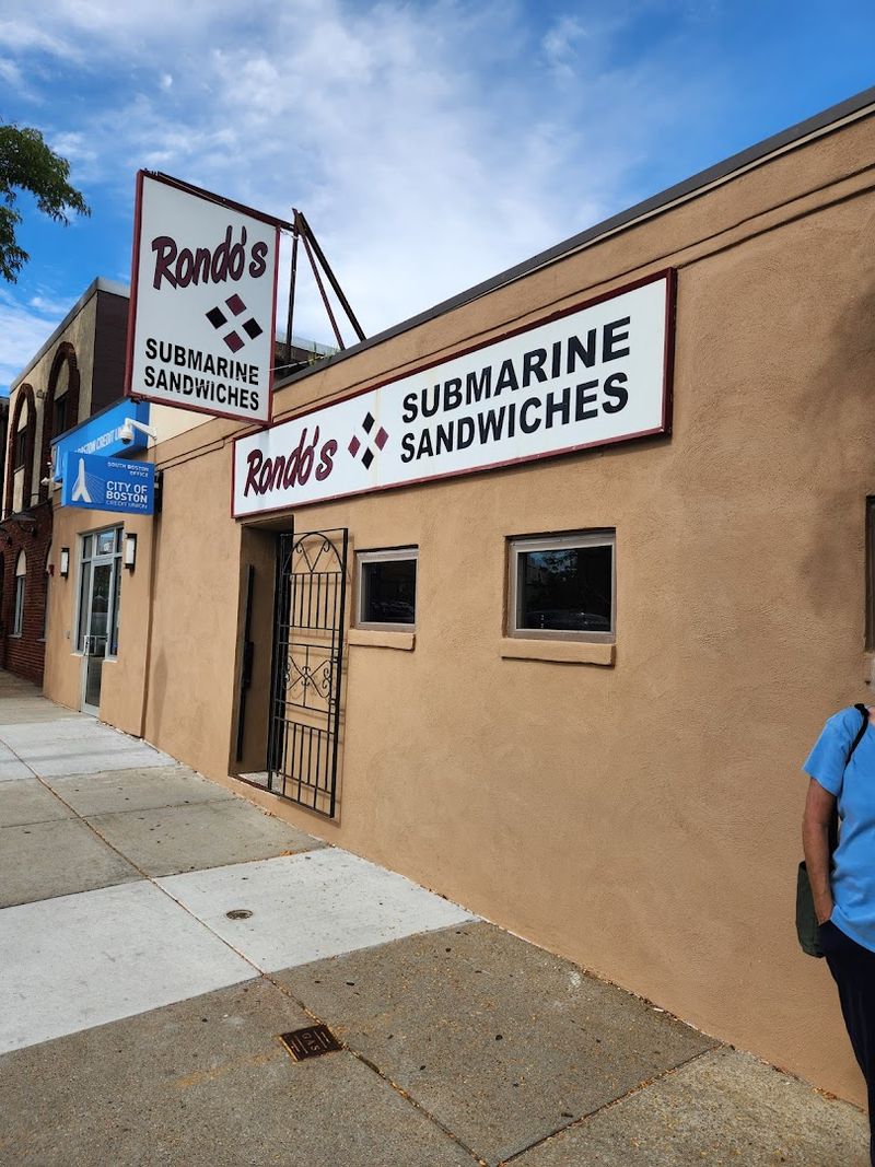 Rondo's Sub Shop &mdash; South Boston
