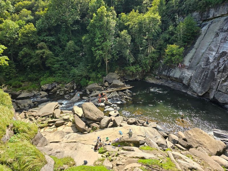Rainbow Falls Swimming Area — Pisgah National Forest