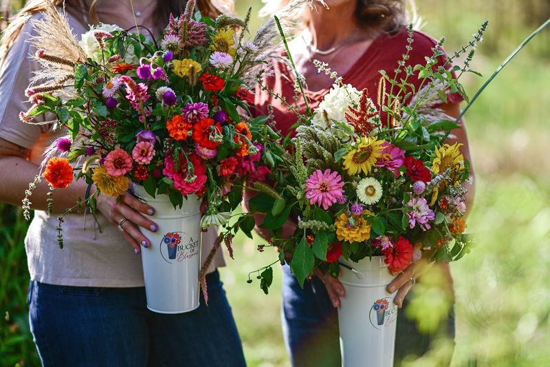 A Bucket of Blossoms