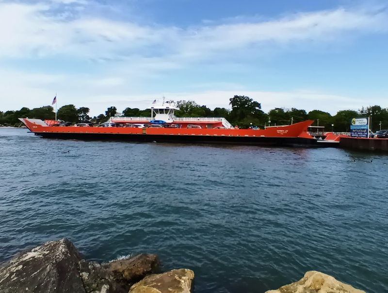 Watching Ships And Ferries Cross The Water