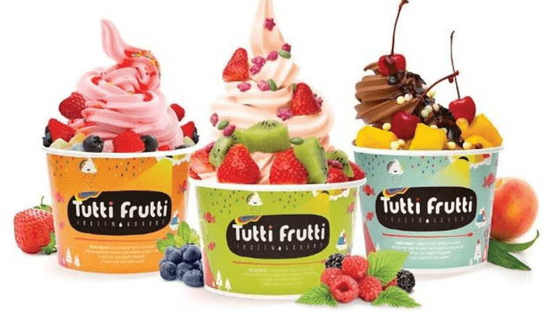 Tutti Frutti Frozen Yogurt
