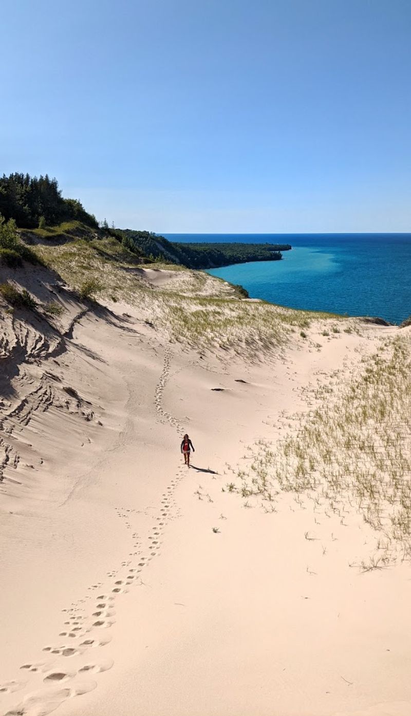 Grand Sable Dunes & Log Slide Shoreline