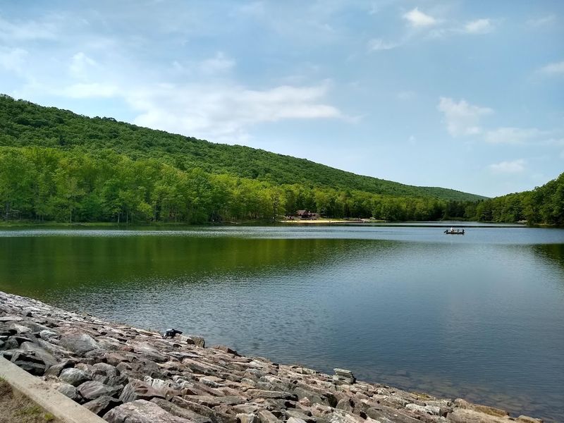 Poe Valley Beach at Poe Valley State Park