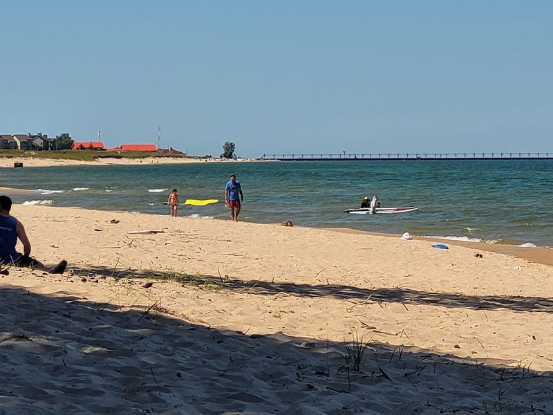 Manistee North Pier Beach