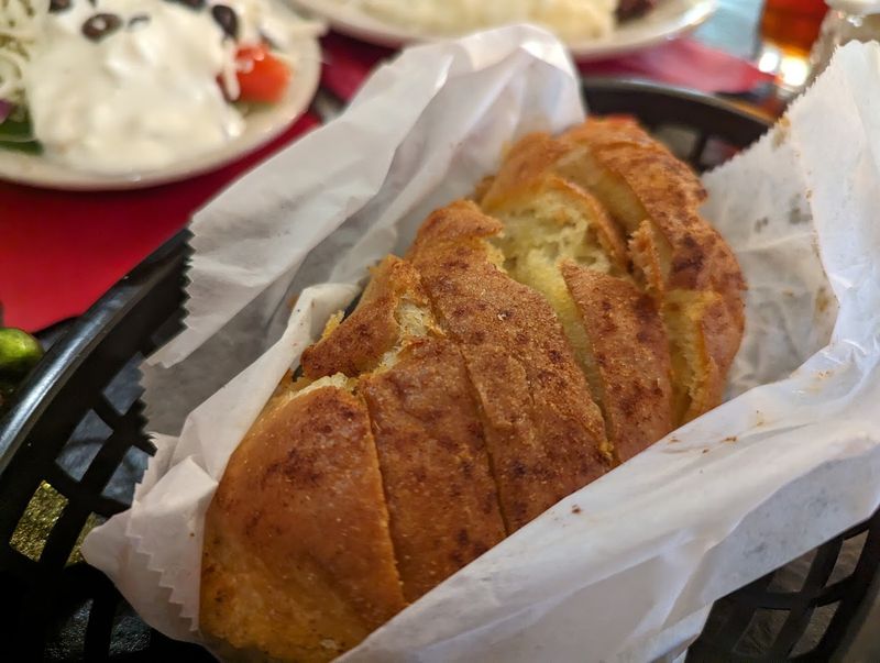 The Famous Garlic Bread and Attentive Service