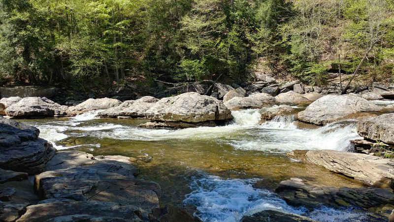 Haystacks on Loyalsock Creek