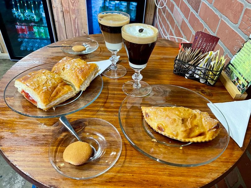Pastries and comfort food complete the ritual