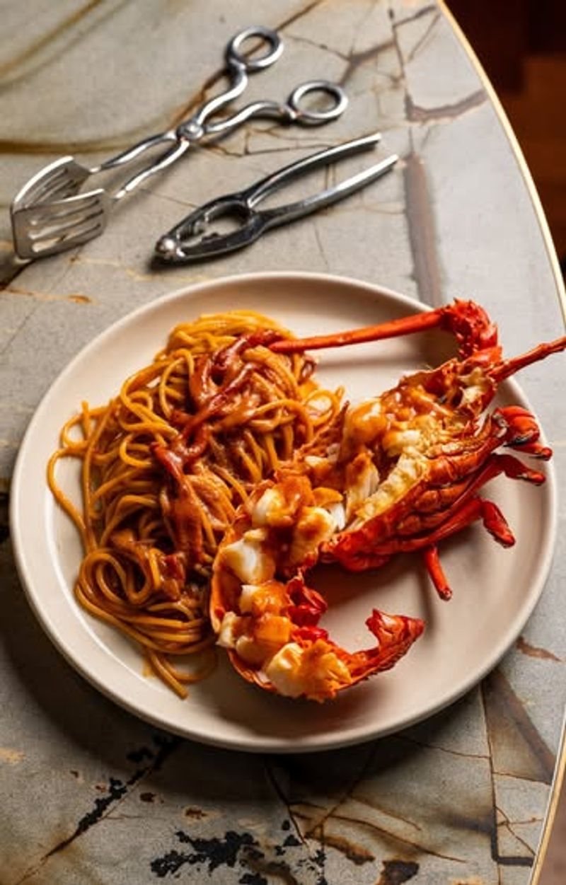 Seafood Linguine - Biga Pizza & Pasta, Traverse City