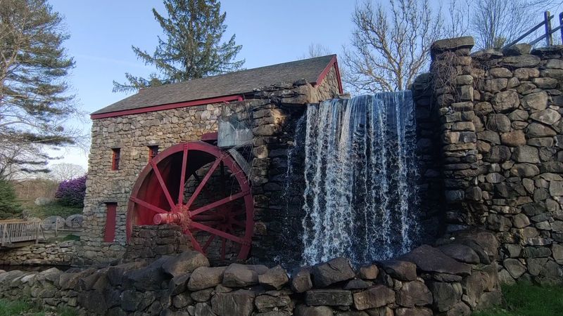 The Wayside Inn Grist Mill Statue Garden