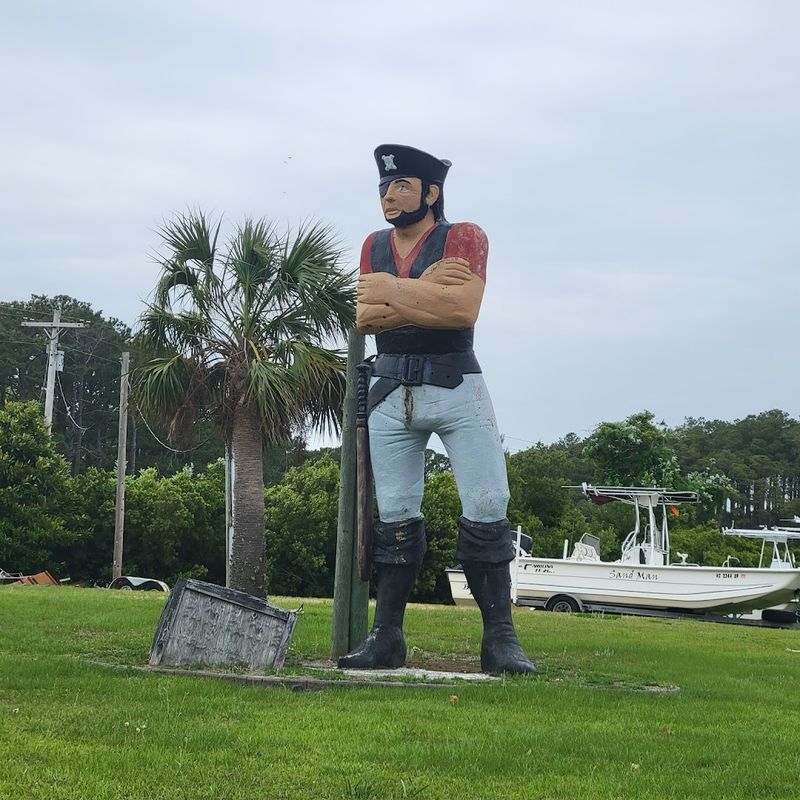 Blackbeard the Pirate Statue