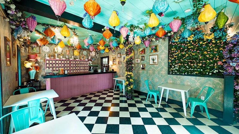 Whimsical Wonderland at the Alice-Themed Tea Shop